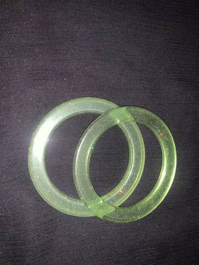 curcal pair bangels green colour