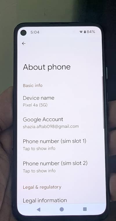 Google pixel 4a 5g 6gb/128gb urgent sell