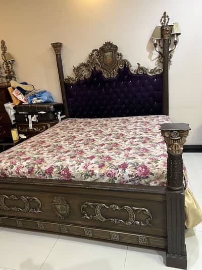 High quality BOX bed carving