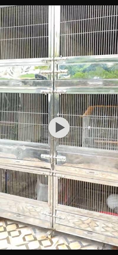 Big size 6 portions cage