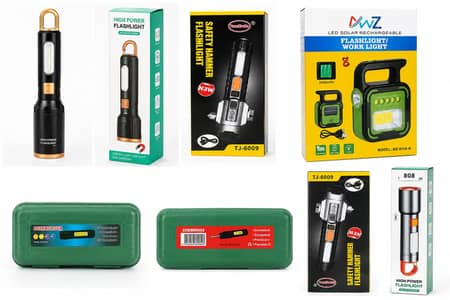 Rechargeable LED Flashlight / High Power Touch Light – USB Charging