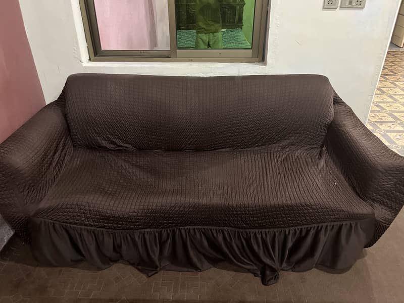 Secondhand sofas set With Covers 1