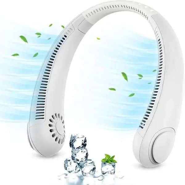 Portable Neck Fan Hands-Free Bladeless Rechargeable Personal Cooling Fan