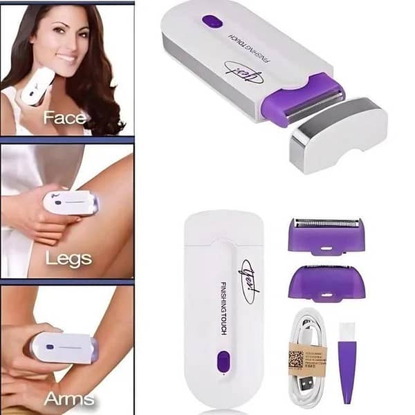 Finishing Touch Facial Hair Remover | Rechargeable Epilator for Women