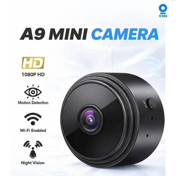 A9 Mini WiFi Security Camera 1080P HD | Wireless CCTV Camera | Night Vision & Motion Detection
