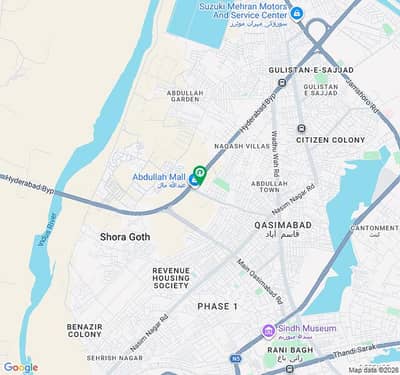 5 Room'S Prime Corner East & West Open Corner By Pass Facing View With Extra Passage Available For SELL At ABDULLAH SPORTS TOWER Qasimabad Hyderabad