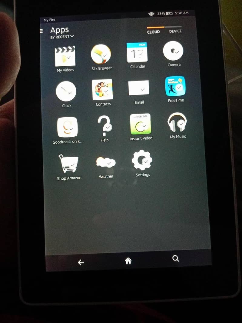 Amazon Fire 5th Generation Tablet 0