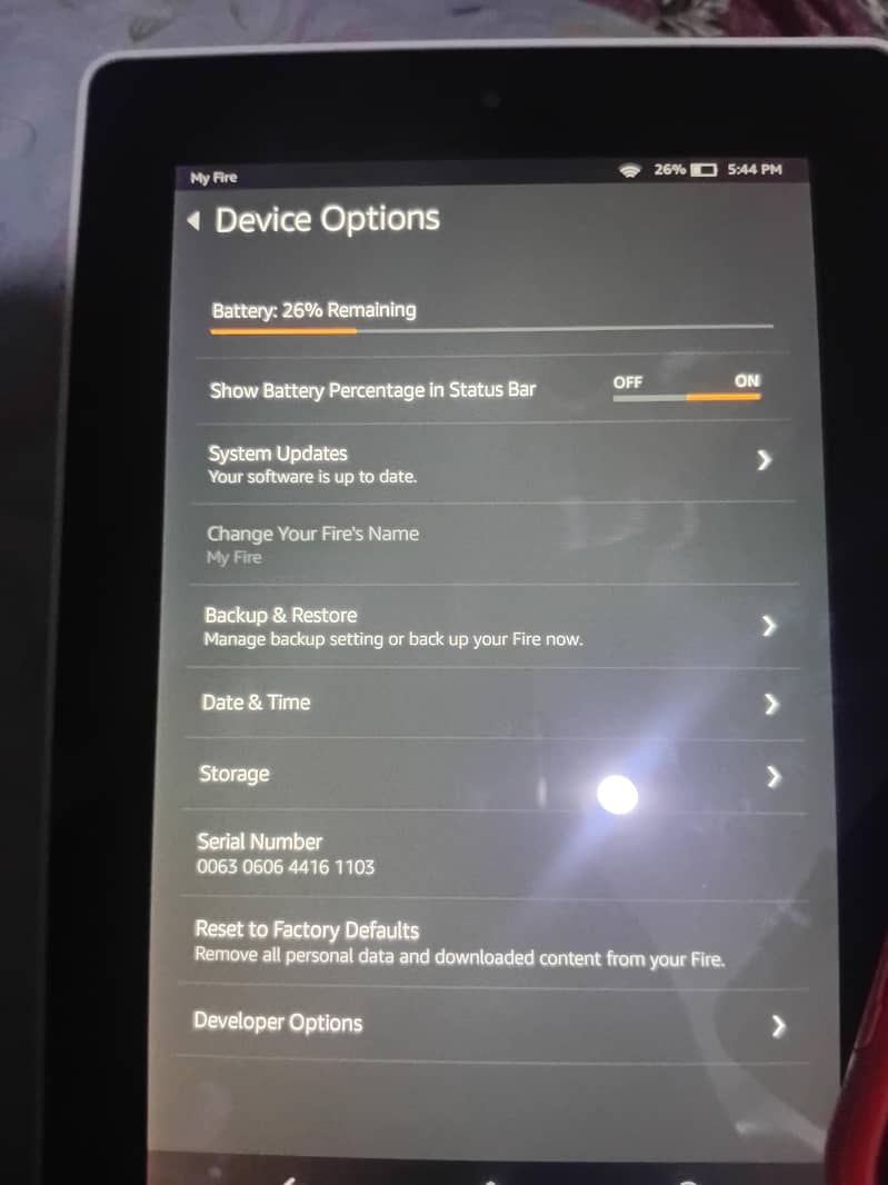Amazon Fire 5th Generation Tablet 4