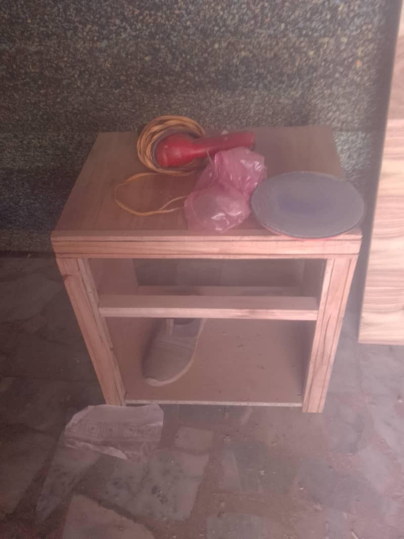 bed & one  set table 3