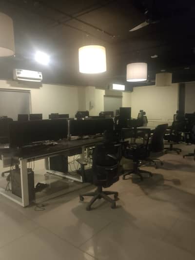 1 kanal fully furnished office with solar