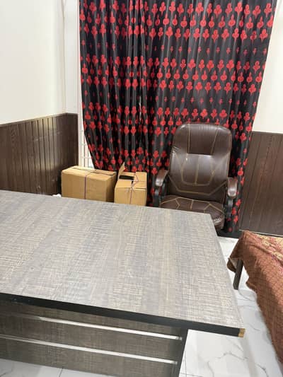 Office table and chair