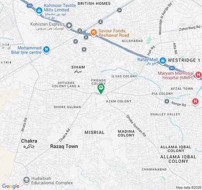 Double story house for rent in misryal road near to naserabad tana