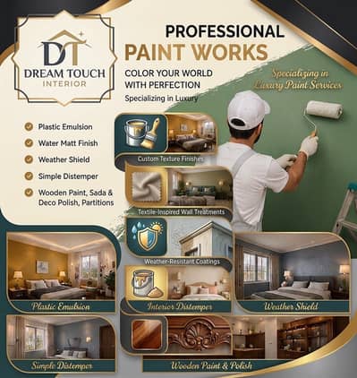 Interior Design, Paint Services, House Painting, Wall Painting, Home