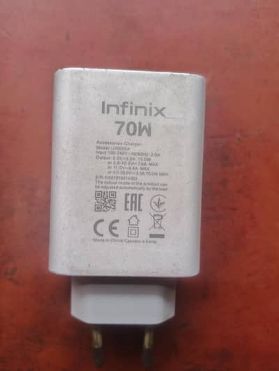 infinix Note series ka sabse best charger 70 wat original
