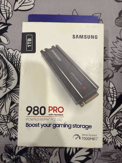 Samsung 980 Pro 1TB with Official Heatsink (PS5/PC)