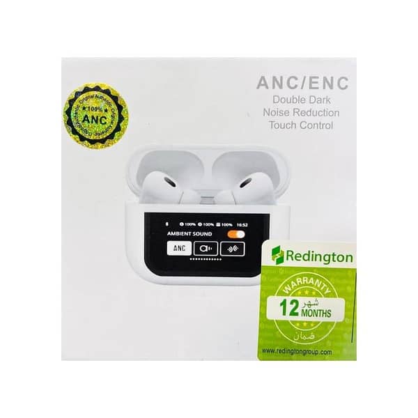 WHITE LIMITED TIME DEAL: 90% OFF!  WHITE A9 Pro Ear buds – Premium Air Pods ANC+ENC earbuds Noise Cancelling airpods | Wireless Bluetooth Earphones & Airpods Alternative | Immersive Ambient Sound, All-Day Battery! earphones