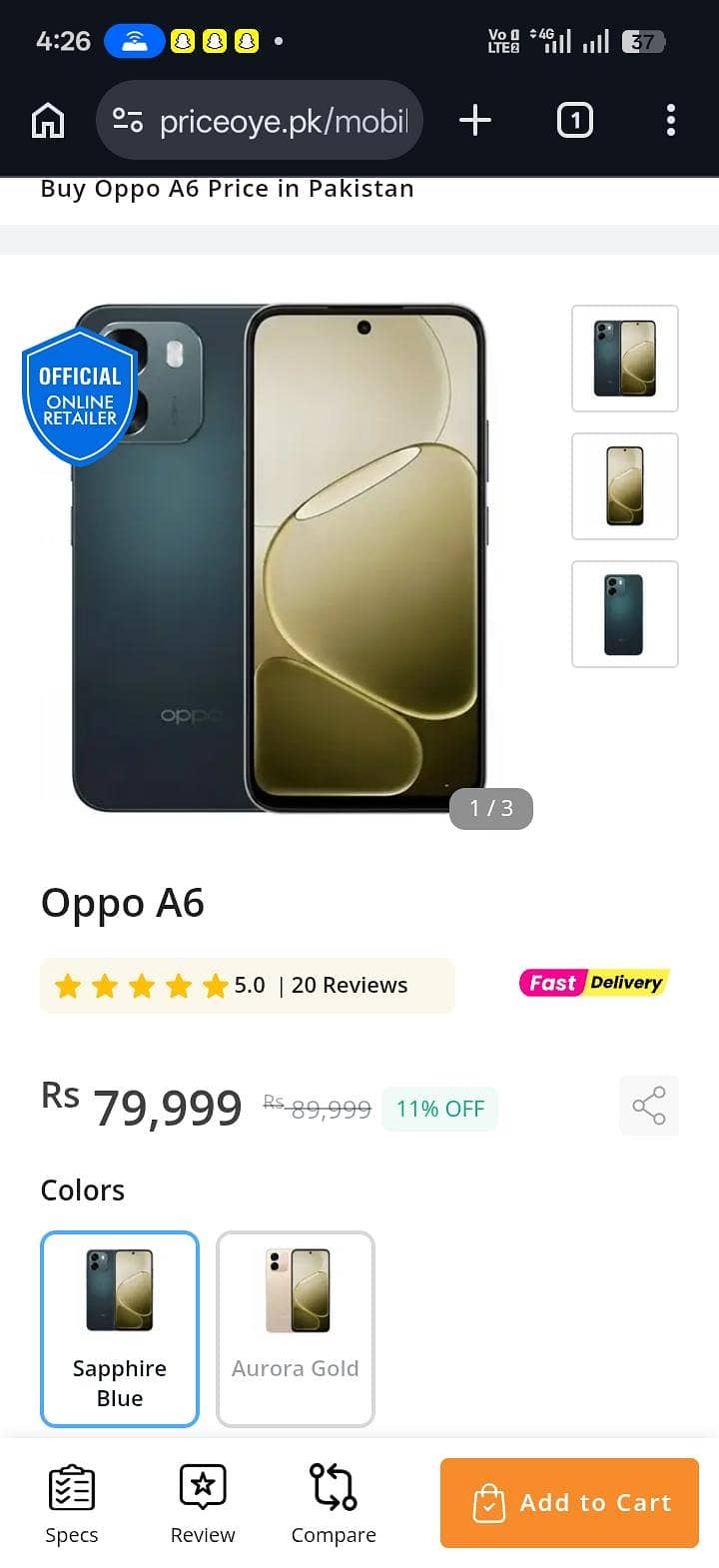 OPPO A6 3