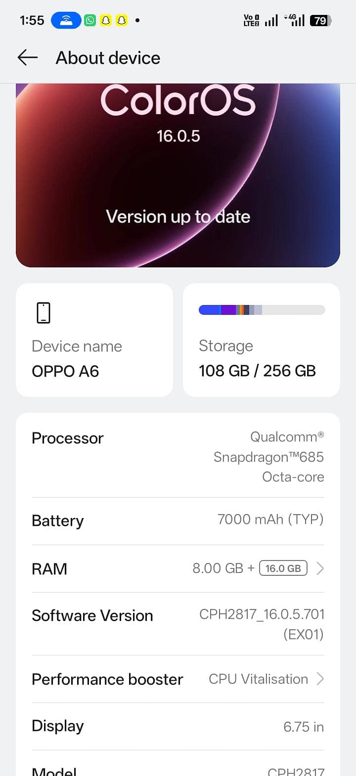 OPPO A6 4