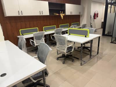 Furnished office available for rent in PIA Main Boulevard
