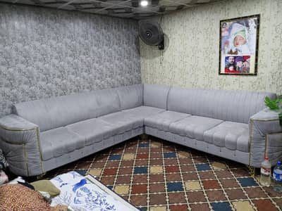 7Seater Luxury L-Shape Sofa – Only 4 Months Used – Excellent Condition