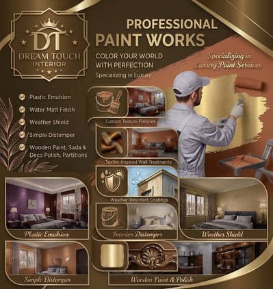 Interior & exterior painting Distemper / Emulsion / Weather sheet Wall