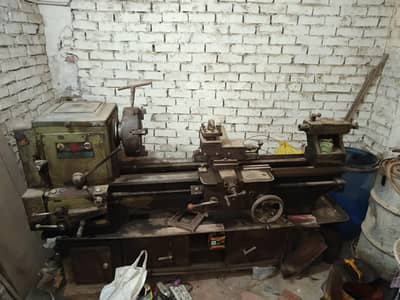 7 feet and 2.75 inches hollow kharad/lathe machine