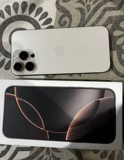 Iphone 16 pro max pta approved (512gb physical dual)