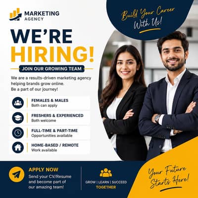 jobs available  for fresher and experience person