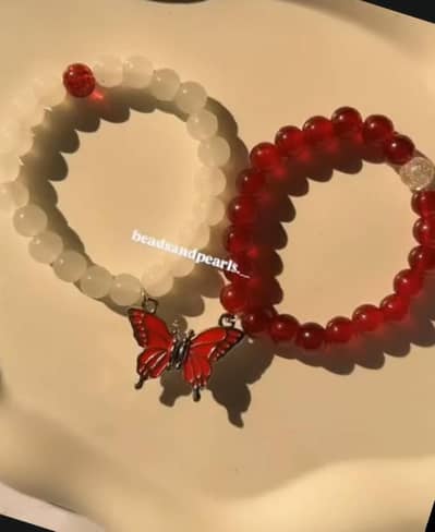 Personalized Best Friends Beaded Bracelet Set | Custom Name Bracelets