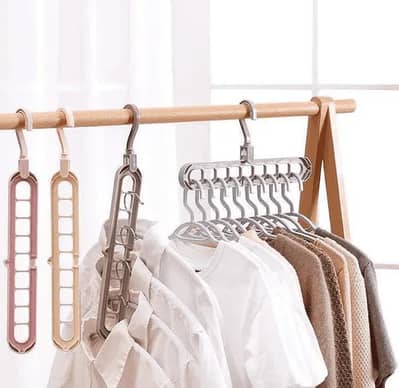 multi level plastic hanger organiser for home closet delivery a