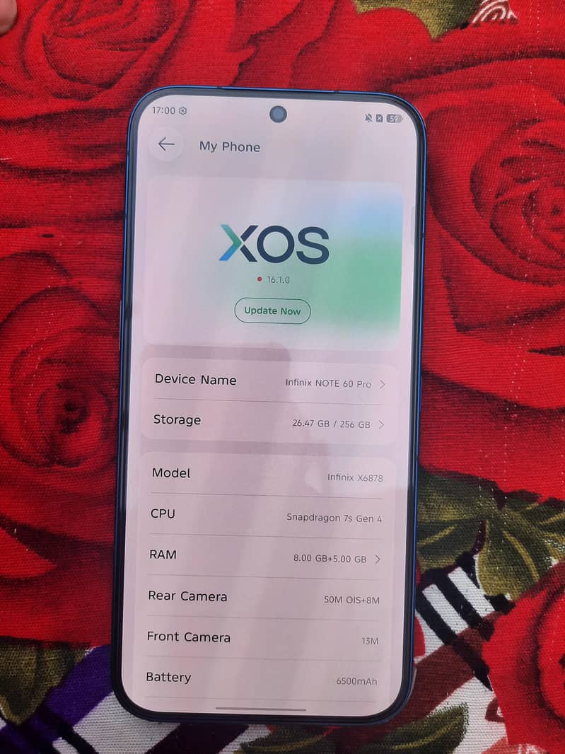 Infinix Model Note 60 pro 1