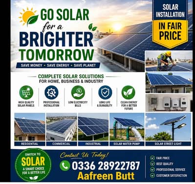 3kW, 5kW, 6kW, 8kW, 10kW to 50kW Solar System Available