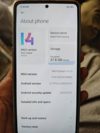 Redmi K40 Gaming 8/256gb