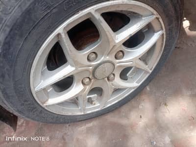 Alloy Rims 4x4.13 inch. Star Company.