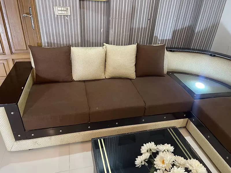 L Shape Sofa Set / Sofa Set / Corner Sofa / Wooden Sofa / 5 Seater Sof 0