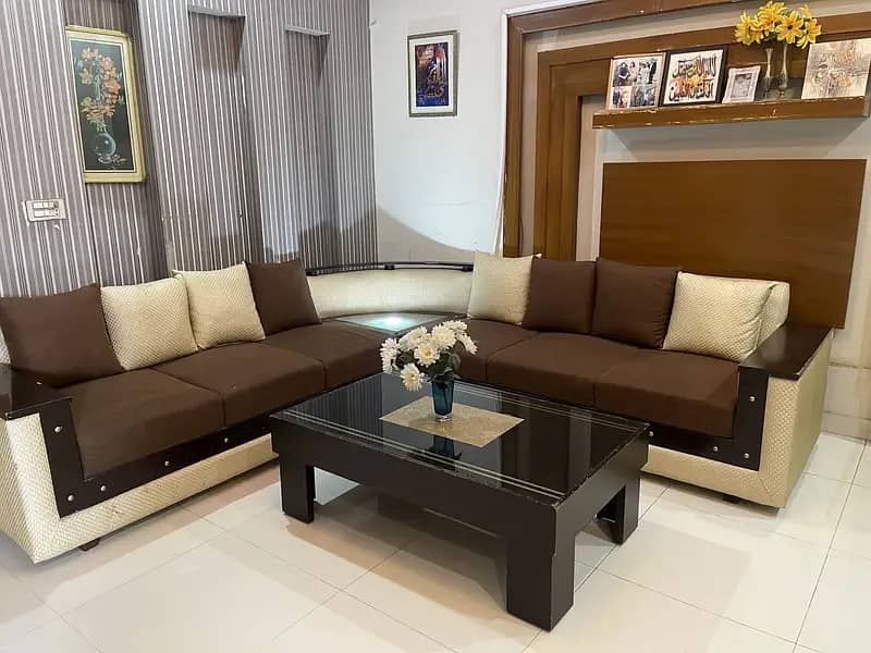 L Shape Sofa Set / Sofa Set / Corner Sofa / Wooden Sofa / 5 Seater Sof 1