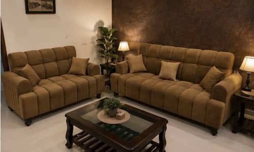 7 seater sofa set towel fabric brand new condition