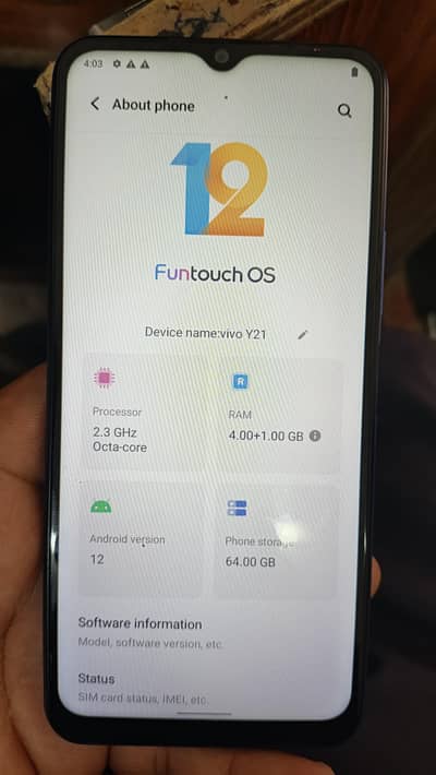 Vivo Y21 4GB RAM + 64GB | Neat & Clean | For Sale