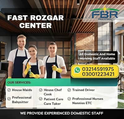 Maid /Cook/ Baby Care / Driver / Patient Care / Nurse / Kitchen Helper