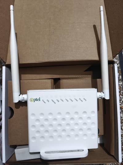 PTCL ZTE Wireless N300 VDSL2 Modem Router with box