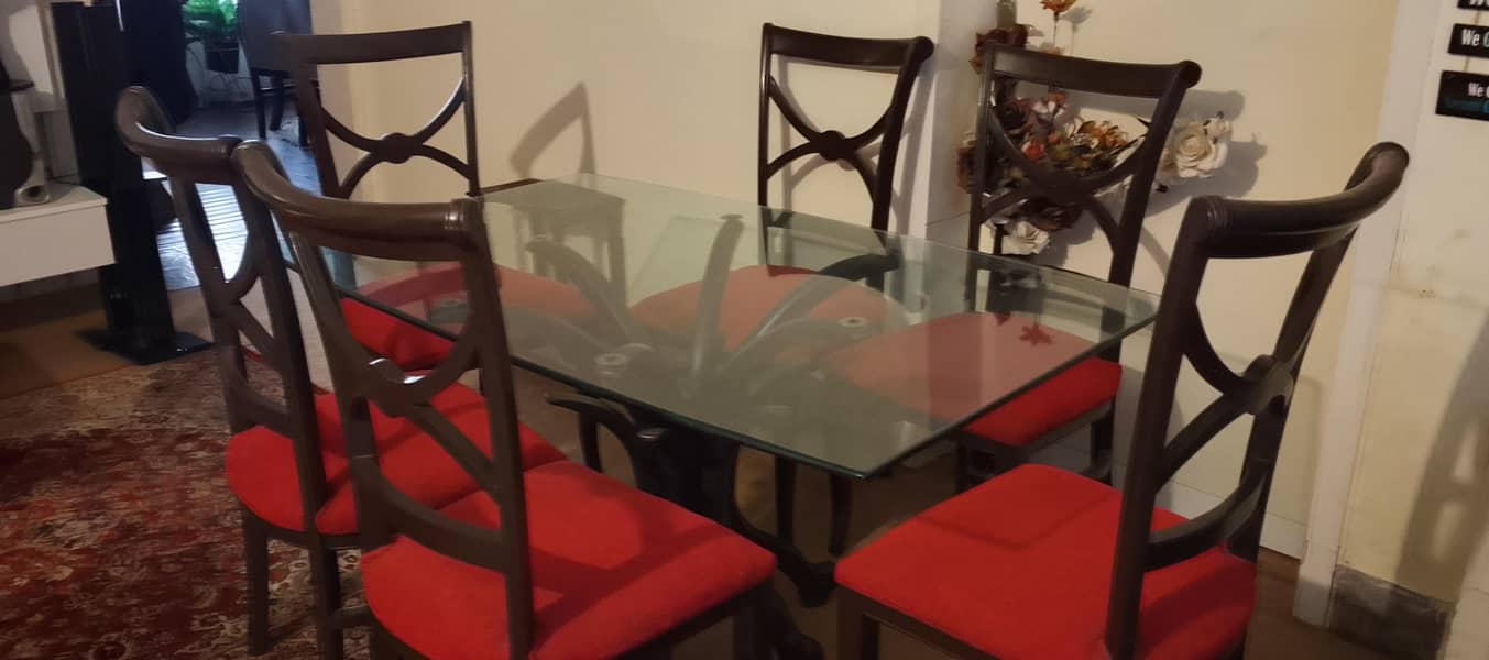 solid wood dining table with chairs 0
