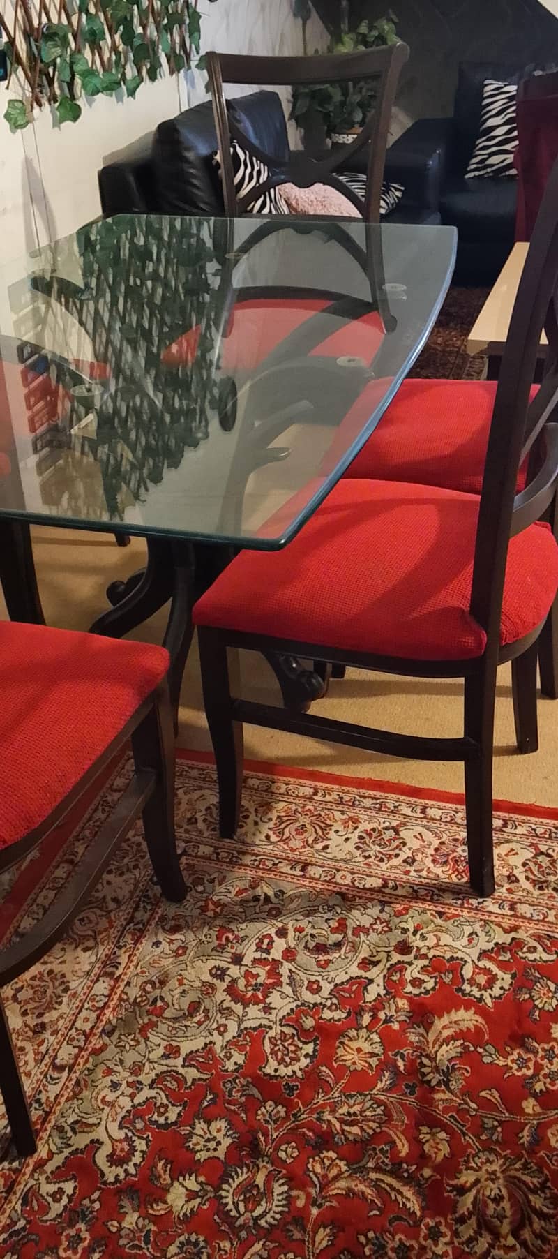 solid wood dining table with chairs 1