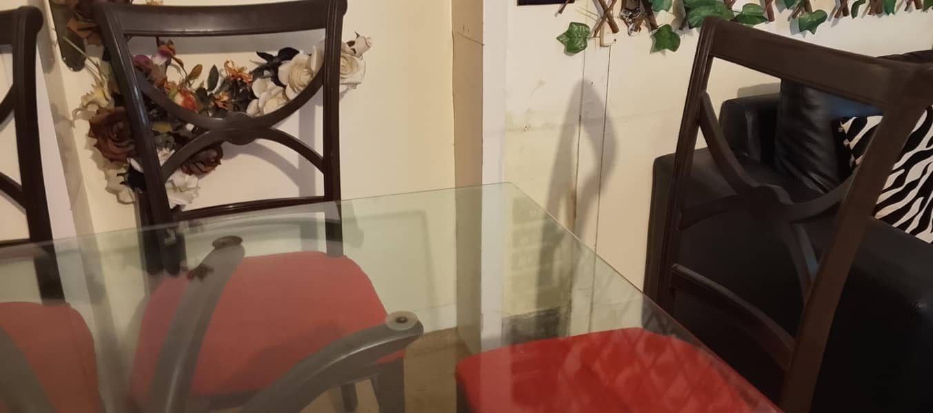 solid wood dining table with chairs 4
