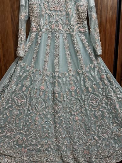 Bridal Maxi - Worn Once Premium Heavy Embroidery | Excellent Condition