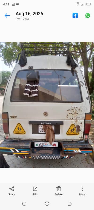Haice Toyota hiroof down model 1988 desiel 2400cc