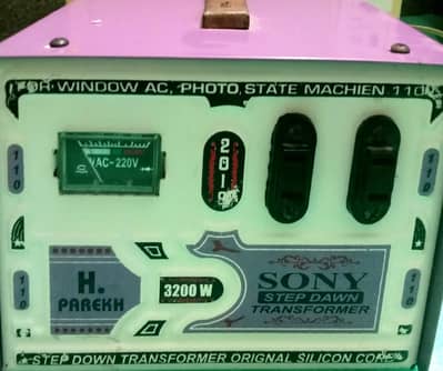 Good Conditon  Portable Ac With Steps down transformer (220v-110v)