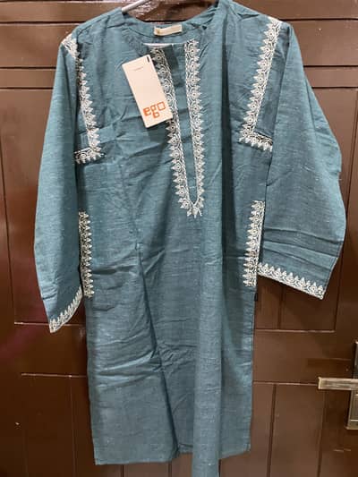 Cotton embrioded dress