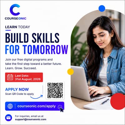 Join Courseonic’s 2-Month FREE Digital Program and learn in-demand ski