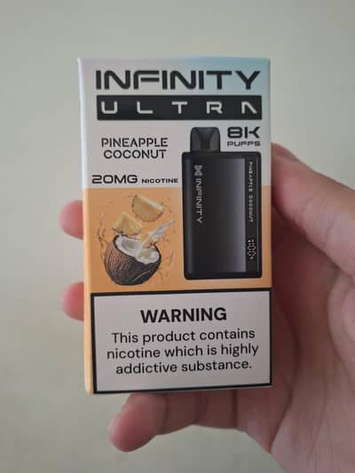 Infinity ultra 8k puffs