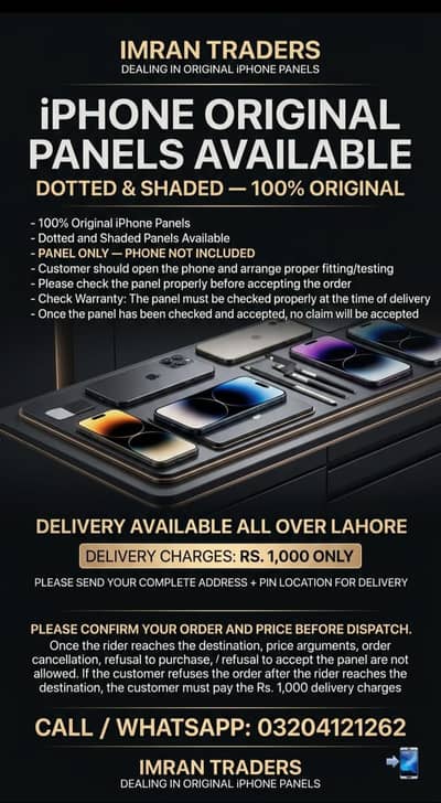 iPhone Panel Original | LCD Display | Dotted Shaded | All Models | Lhr